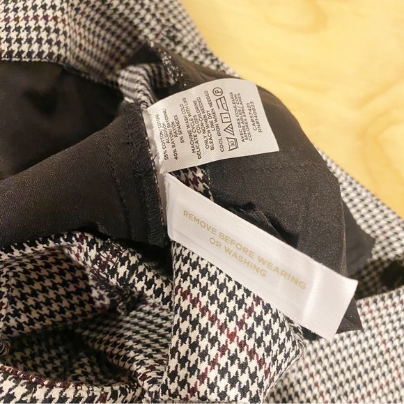 LOFT | NWOT Perfect Skinny Pants In Windowpane, Micro Houndstooth Pattern Sz. 6 - Picture 8 of 12